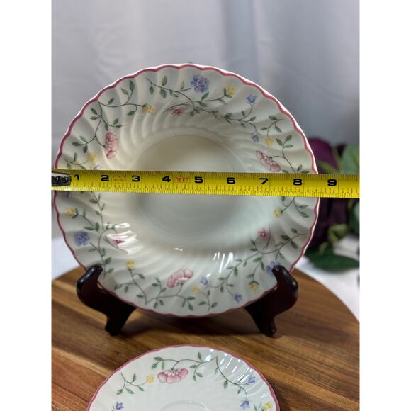 Vintage Johnson Brothers "Summer Chintz" Bowl & Saucer Set | Made in England - Picture 5 of 6
